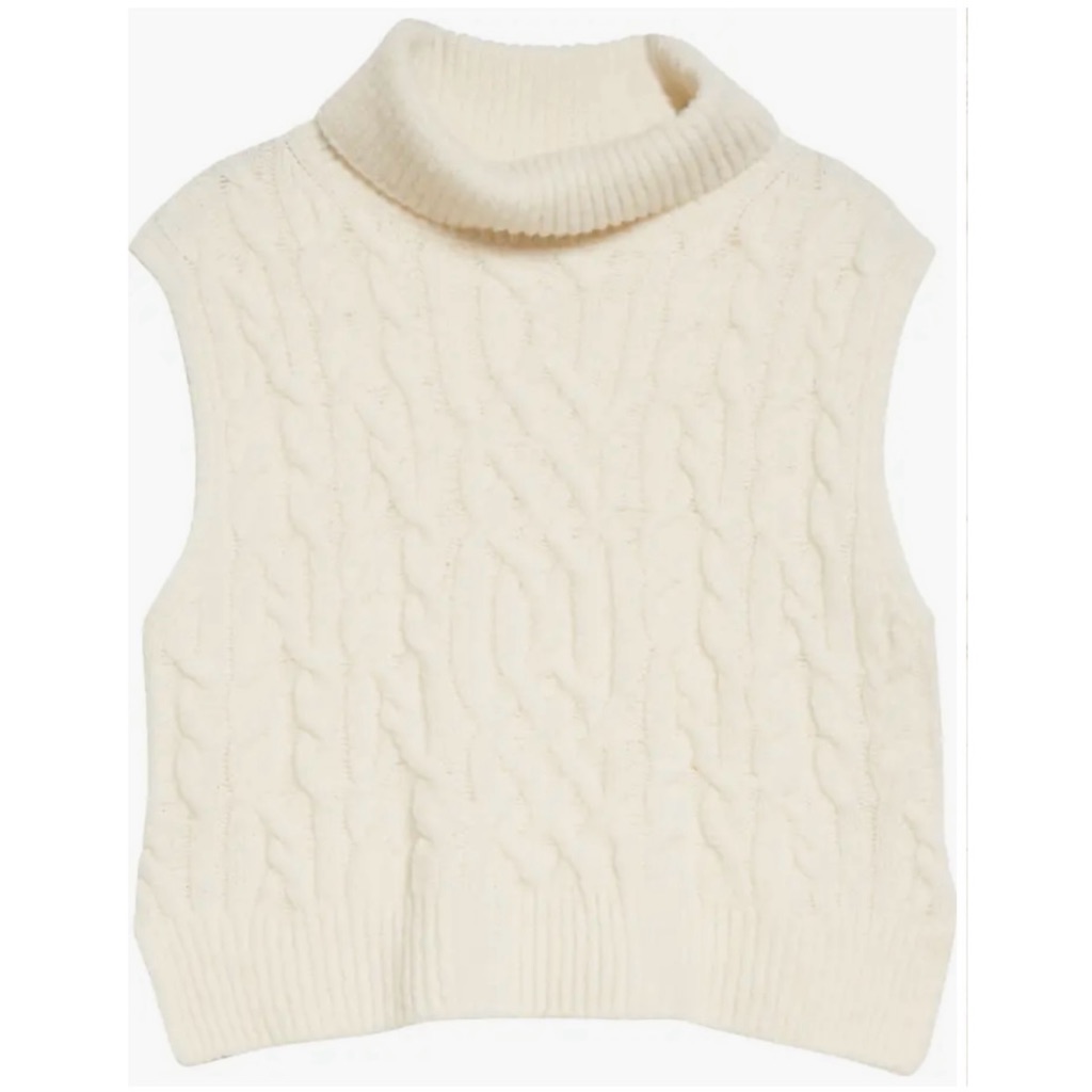 Nwt Vince - Twisted Cable Turtleneck Sweater